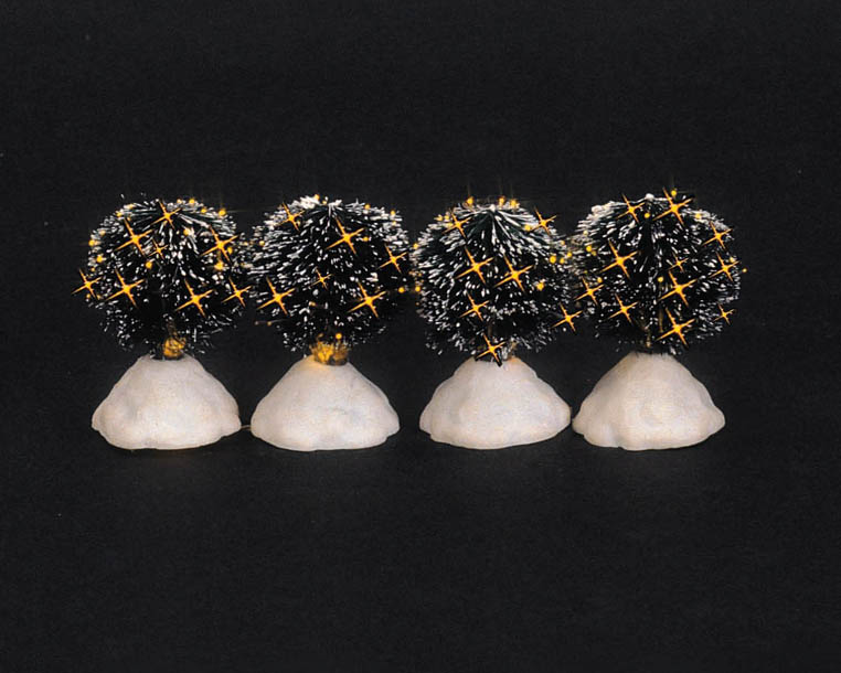 2 Shimmering Round Bristle Tree