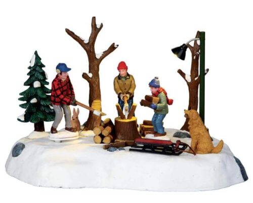 Getting Wood For The Cabin