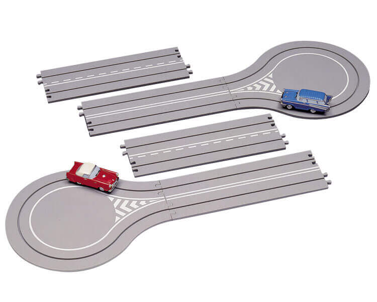 Classic Car Set 2-Way Road Pattern