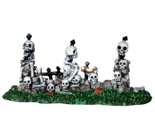 Skull And Stone Fence