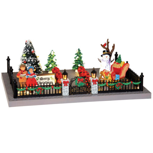 Decorated Victorian Front Yard