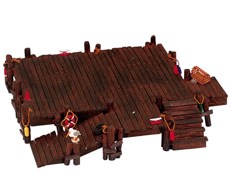 Small Wooden Wharf Ramp