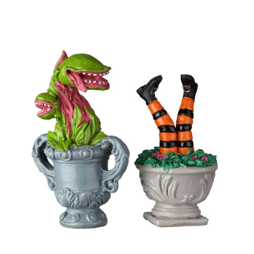 Spooky Planter Urns