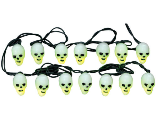 14 Lighted Skull String