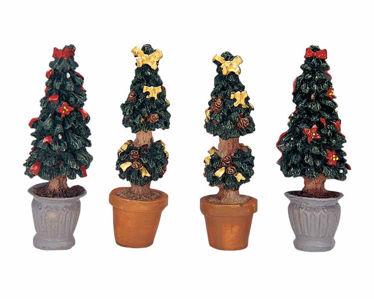 Cone-Shaped Topiaries Christmas Tree