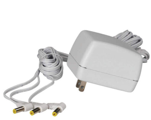 Ac Power Adaptor W/3-Output Jacks Ul/Cul