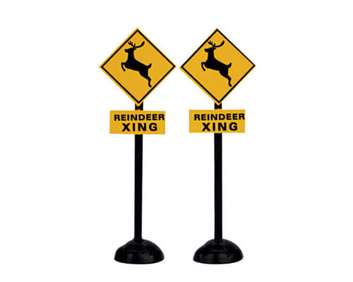 Reindeer Crossing Signs