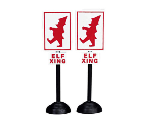 Elf Crossing Signs