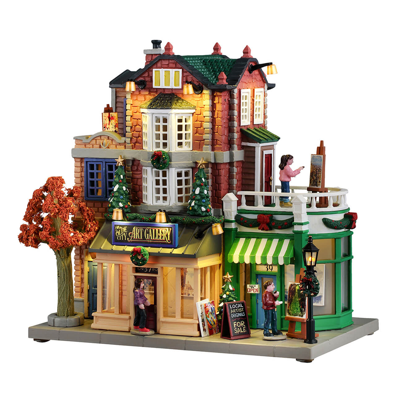 Lemax Collection Olde City Art Gallery