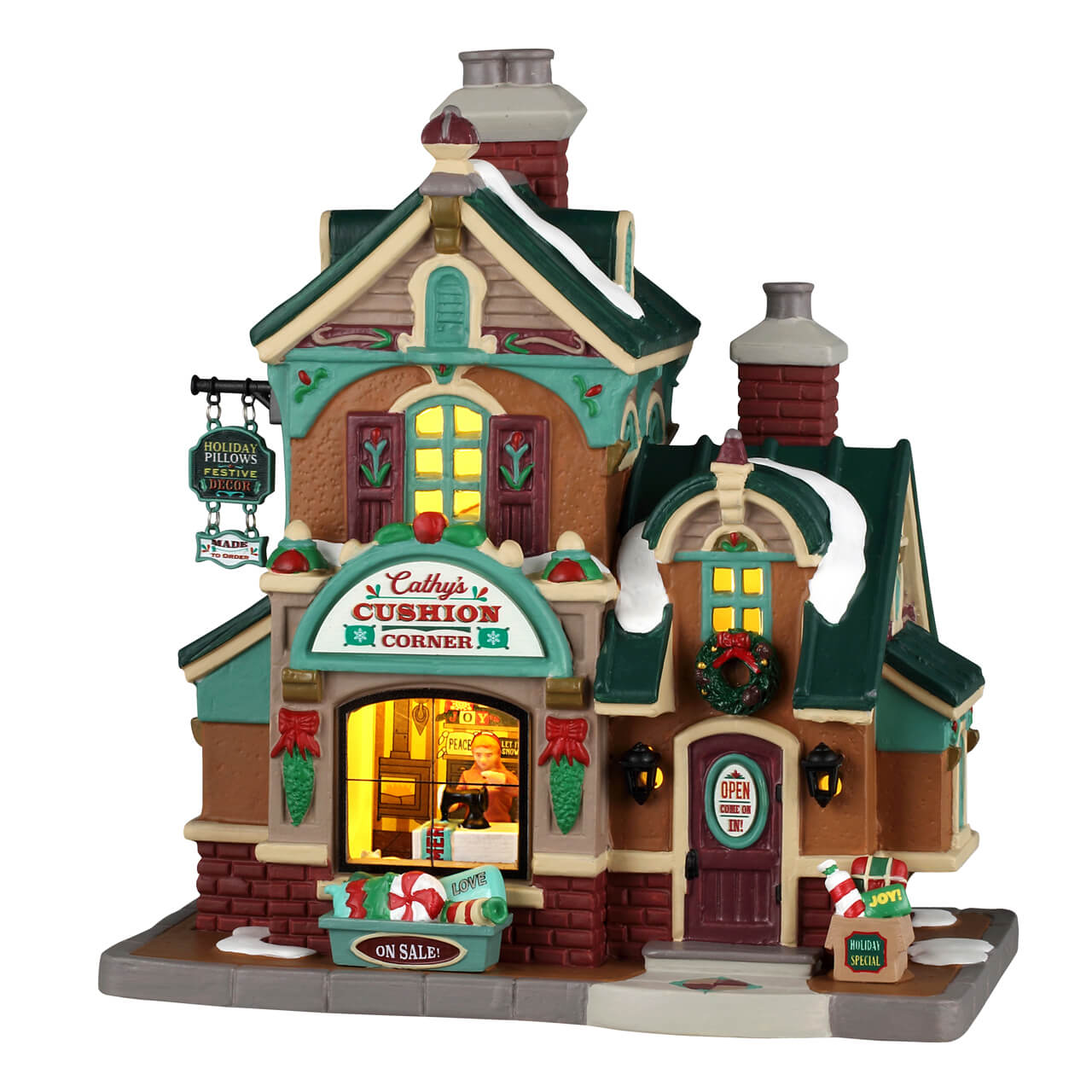 Lemax Collection Cathys Cushion Corner