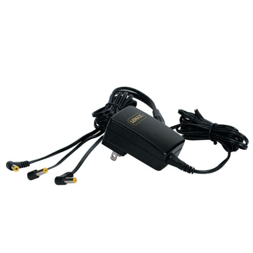 4.5V 3-Output Adapter Black Fixed EU Plug