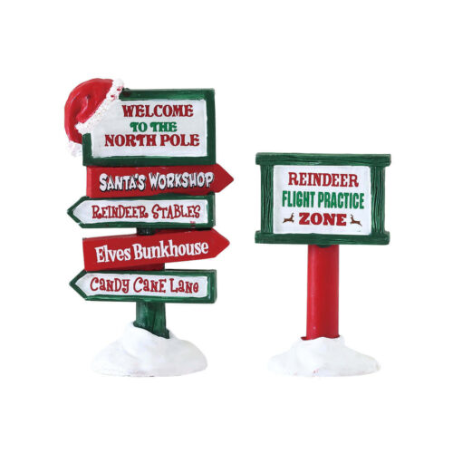 North Pole Signs