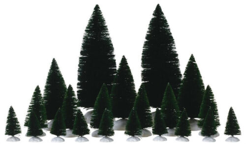 12-PC Assorted Fir Trees