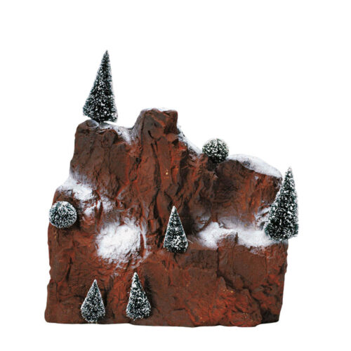 Small Village Mountain Backdrop