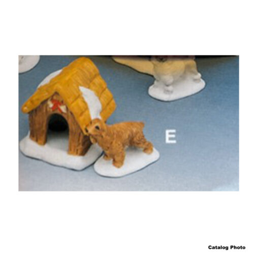 Dog House and Cocker Spaniel