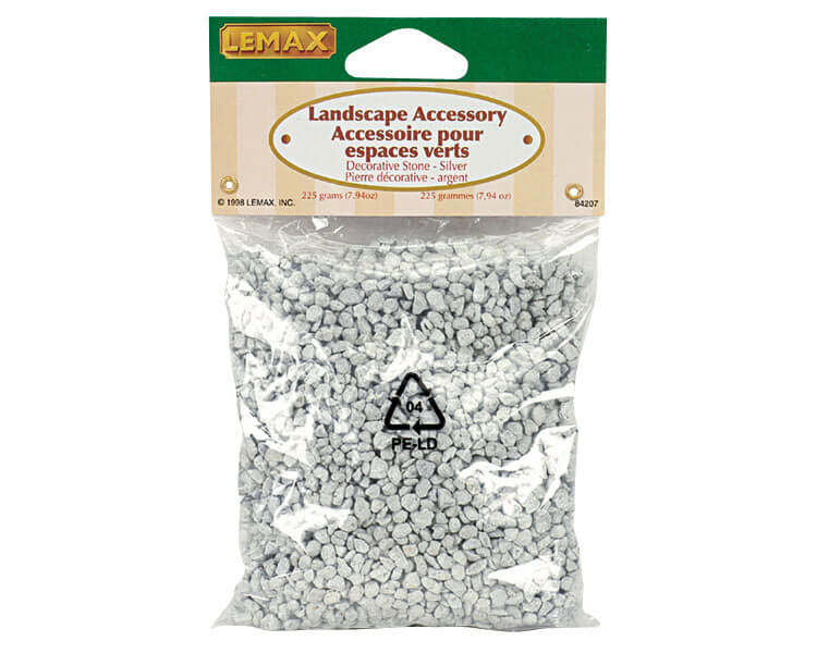 Decorative Stone Silver Color