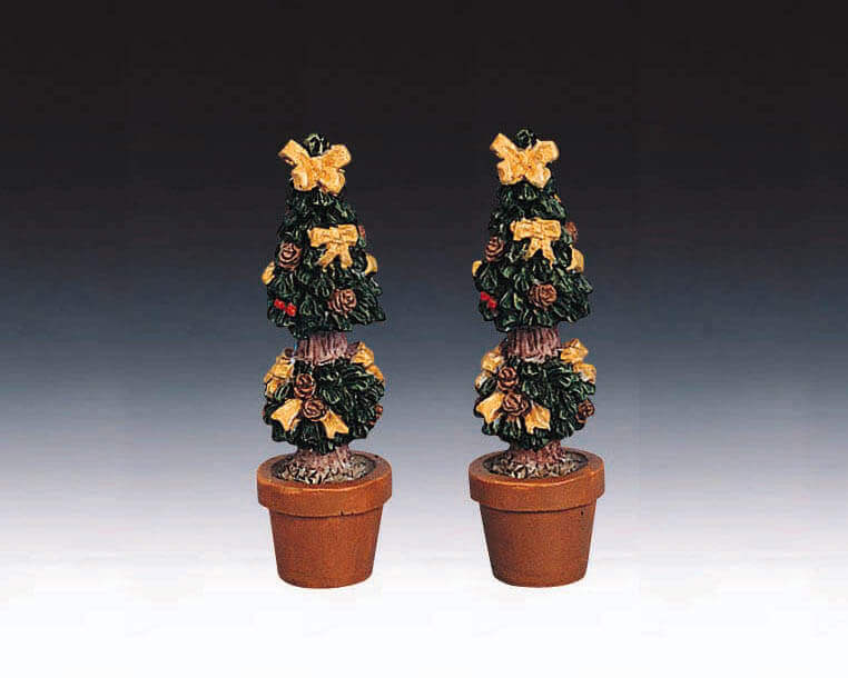 Cone-Shaped Topiaries