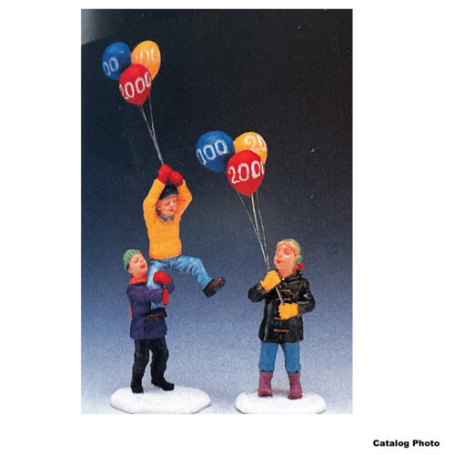 Girl & Boys with Balloons