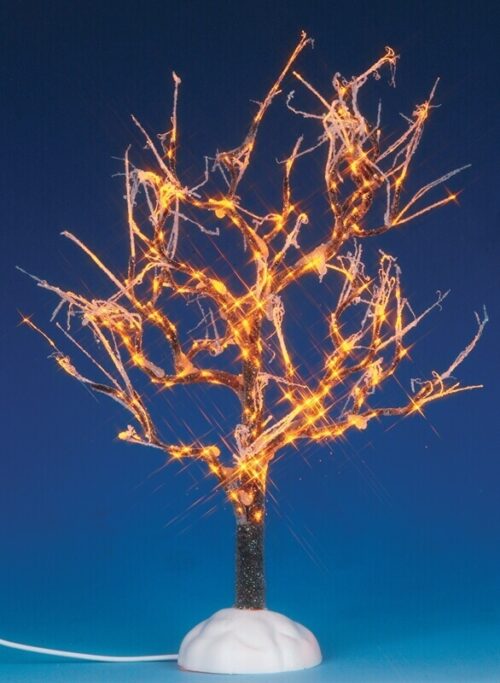 Lighted Ice Glazed Tree