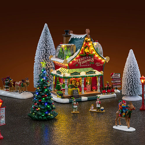 festivetidingshm2 Lemax Collection Festive Tidings